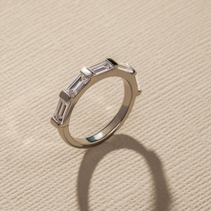 Closed Gallery Emerald Diamond Ring