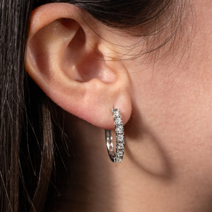 All Jewellery: Diamond Sleeper Earrings