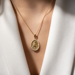 All Jewellery: Jesus Medallion