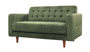 Two Seater: Iris Two Seater Sofa - Green