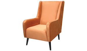One Seater: Ellery Chair - Rust