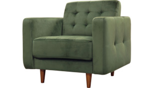 One Seater: Iris Chair - Green