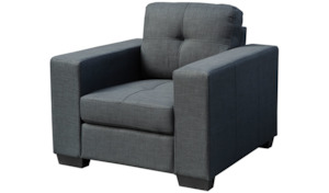One Seater: Lacando Chair - Charcoal