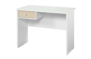 Office Desks: Cosmo Desk Beech - One Drawer