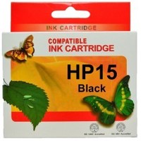 Hewlett Packard: Hp 15 black ink cartridges remanufactured