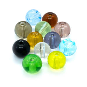 Crystal Glass Smooth Round Beads 6mm