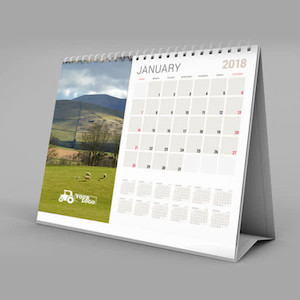 Products: A6 Desk Calendar