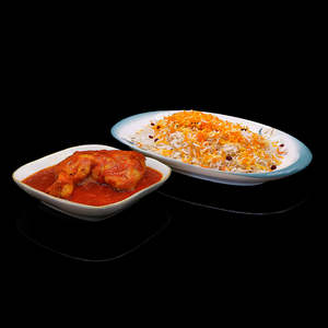 Main Course: Chicken Ghormeh & Saffron Rice