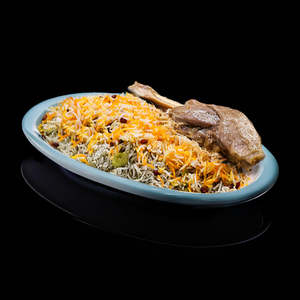 Main Course: Baghali Palaw & Maheecha