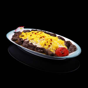 Main Course: Tikka Kebab & Saffron Rice