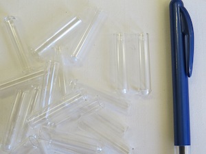 Glass Test Tubes 8mm x 35mm x 20 - A Floral Affair