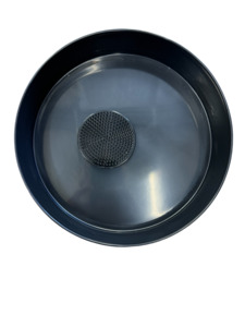 Ikebana Black Plastic Container 280mm cmd by 50mm high Medium - A Floral Affair