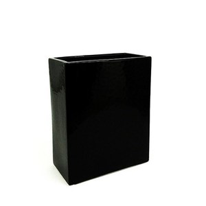 Products: Ceramic Rectangle - Black 250mmH - A Floral Affair