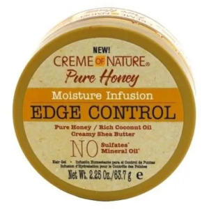Gels & Hair Spray: Creme Of Nature Pure Honey Edge Control Gel 2.25oz