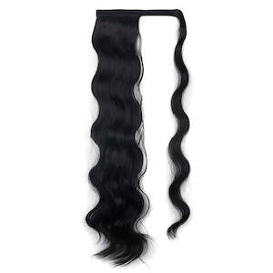Wrap Ponytail Body Wave 24 Inch 1B Black