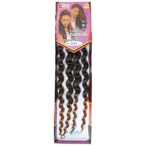 Synthetic Hair Hair Peices: Spanish Bulk Long Colour 2/27 - Black / Golden Blonde