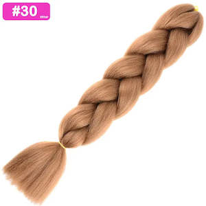 Synthetic Hair Braids 24 Inch Braiding Hair: #30 - Jumbo Braiding Hair 24 Inch Brown - Afrihair