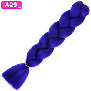 Afrihair One Tone: A29 - Jumbo Braiding Hair 24 Inch Blue - Afrihair