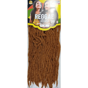 Synthetic Hair Crochet: Reggae Locs Colour 27 - Golden Blonde