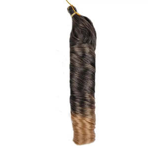 French Curl Braiding Hair - Colour T1B/27 - Black/Golden Blonde