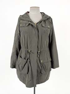 Coat: Zest | Green Casual Coat | Size 12