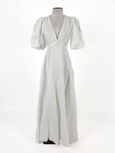 Dress: Dissh | White Casual/Formal Dress | Size 8