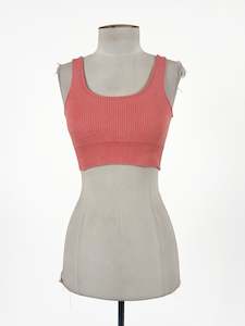 Activewear Top: Aim'n | Pink Casual Activewear Top | Size M