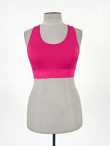 Activewear Top: Hine | Pink Casual Activewear Top | Size M