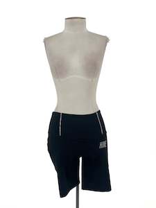 Activewear Bottom: Hine | Black Activewear Bottom | Size M
