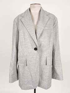 Kendraalexandra: Topshop | Grey Workwear Jacket | Size 10