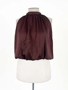 Kateeileensands: Pagani | Brown Cocktail Top | Size 12