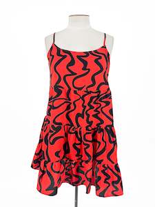 Kateeileensands: New Look | Red Casual Dress | Size M