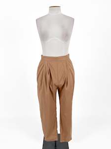 Liam | Brown High waisted Pants | Size 12