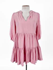 Mini Dresses: Forever New | Pink Casual Dress | Size 6