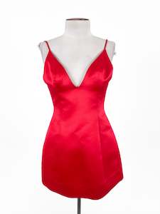 Mini Dresses: Unknown Brand | Red Cocktail/Formal Dress | Size XS