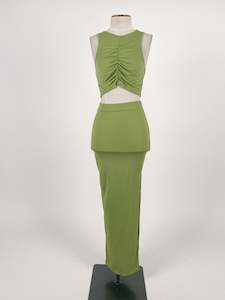 Rabbit Borrows: Winnie & Co. | Green Casual Sets | Size 6