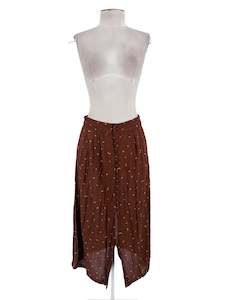 Skirts: Glassons | Brown Casual/Workwear Skirt | Size 6
