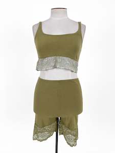 Plus Size: Lonely | Green Sleep Sets | Size XXL