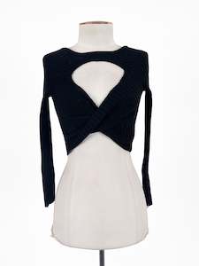 Rhia Jennings: Glassons | Black Casual Top | Size S