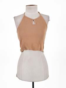 Rhia Jennings: Summi Summi | Brown Casual Top | Size XS