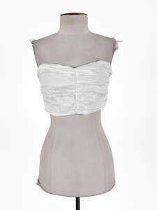 Dissh | White Casual Top | Size 8