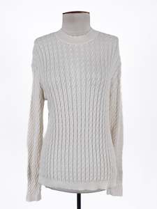 Rhia Jennings: Remain | White Casual Jumper | Size 8