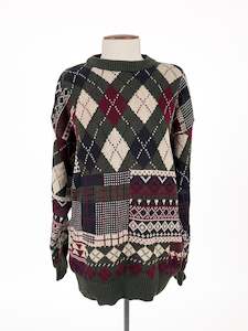 Jaiden Bracken: Woods & Gray | Multicoloured Casual Jumper | Size M