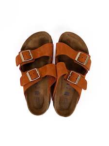 Molly Marsland: Birkenstock Arizona | Burnt Orange Slides | Size EU 35