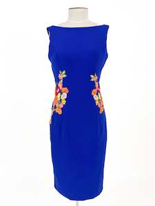 Formal 1: Chi Chi London | Blue Formal/Workwear Dress | Size 10