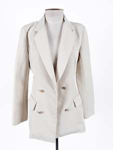 Boohoo | White Casual/Workwear Jacket | Size 8