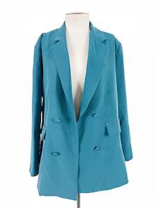 Rhia Jennings: Boohoo | Blue Casual/Workwear Jacket | Size 10
