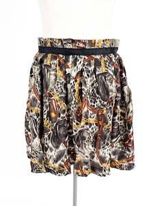 Mini Skirts: Unknown Brand | Multicoloured Casual Skirt | Size 12