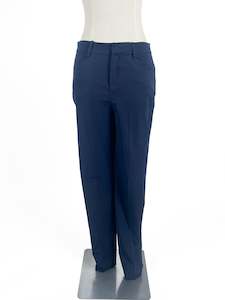 Pants: Turet Knuefermann | Navy Straight fit Pants | Size 8