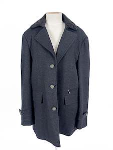 Coats: Unknown Brand | Black Coat | Size L